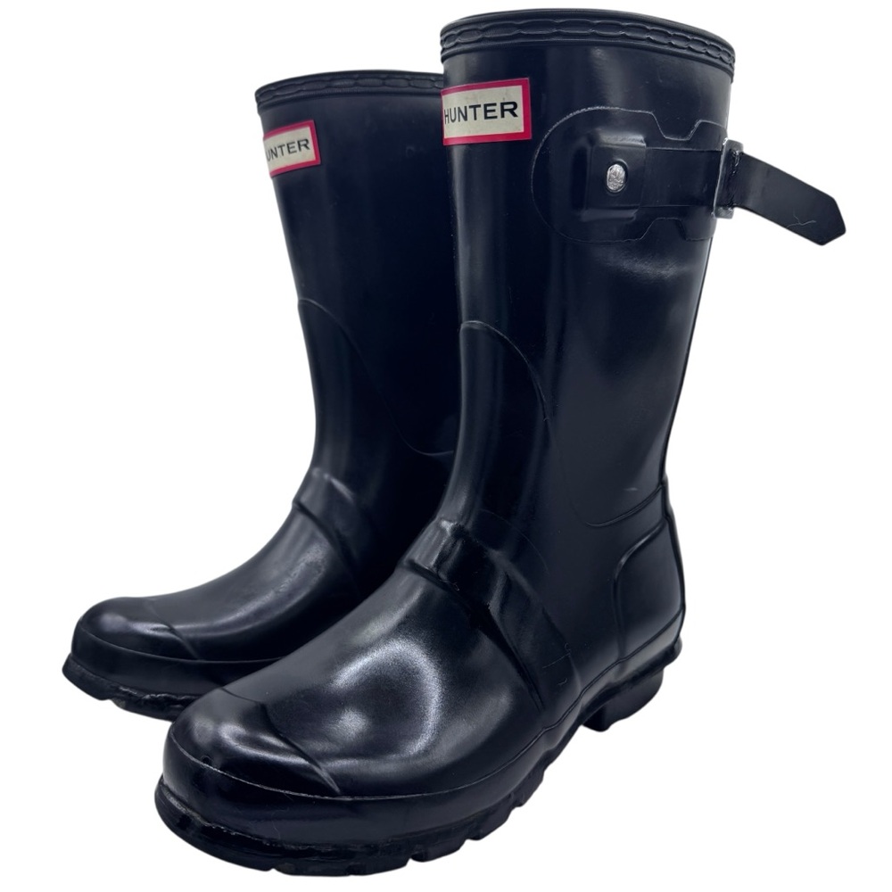 Hunter Black Women's Mid-Calf Rain Boots